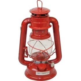 Resim Lebron Klasik Gaz Yağı Lambası Gemici Feneri Küçük Kırmızı 