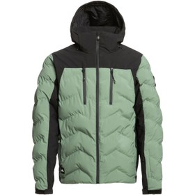 Resim Quiksilver The Edge Erkek Yeşil Snowboard Ceketi 