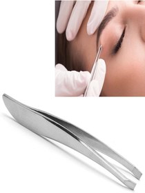 Resim Xolo Çelik Akustik Cımbız Lazerli Kavisli Eğik Uçlu İnce Cımbız Kıl Tüy Alma Çelik Cımbız XLC513 