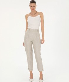 Resim Pierre Cardin Kadın Bej Pantolon Kanvas-chino 50285479-vr011 Bej 