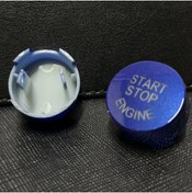 Resim BMW Start Stop Tuş Düğme Buton F Seri Mavi 