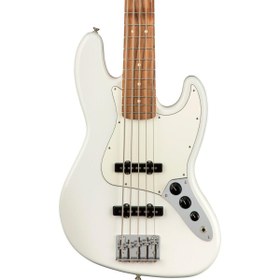 Resim Fender Player Jazz Bass V 5 Telli Bas Gitar - Polar White / Pau Ferro 