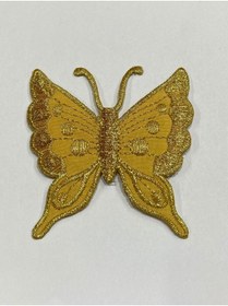 Resim karantuhafiye Ütü Ile Yapışan Kelebek Arma 