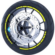 Resim Çınar Extreme Moto Gp Stili Jant Şeridi Sticker Reflektif & Floresan Renkler Çınar Extreme 
