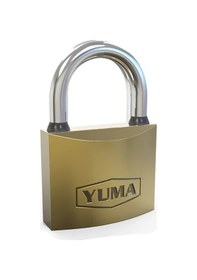 Resim Eco Lounge Yuma Sarı Kaplama Döküm Kısa Asma Kilit 25mm 