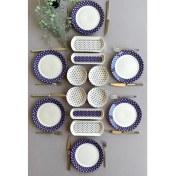 Resim Retro 6 Kişilik 14 Parça Kahvaltı Takımı 