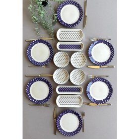 Resim Retro 6 Kişilik 14 Parça Kahvaltı Takımı 