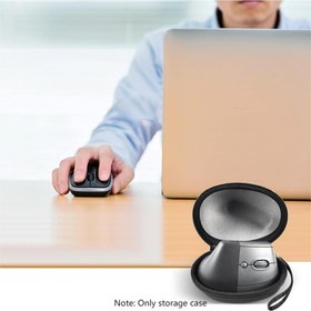 Resim Logitech Lift Dikey Ergonomik Fare için Dayanıklı EVA Seyahat Kılıfı - Pürüzsüz Siyah Taşınabilir Depolama Tutucu, Pürüzsüz Fermuar & Taşıma Sapı ile, Kablosuz Dikey Fare Koruma için İdeal 