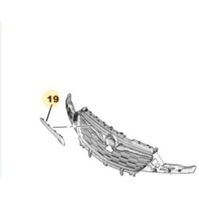 Resim Opel Grandland X 2018 Sonrası Ön Panjur Sağ Cıtası 3649430 