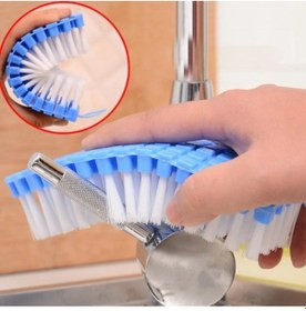 Resim Esnek Bükülebilir Temizlik Fırçası Çok Renkli 