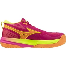 Resim Mizuno Neo Jump Unisex Voleybol Ayakkabısı Pembe / Sarı Çok Renkli 