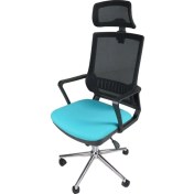Resim Uzay Ofis Nehir Müdür Koltuğu - Turkuaz 