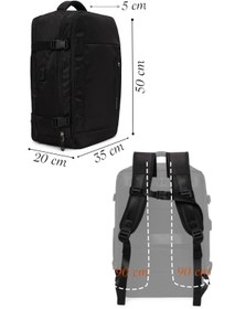 Resim D-pack Erkek Siyah Kumaş Sırt Çantası - Siyah / STANDART 