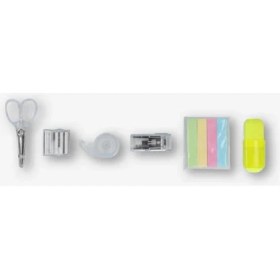 Resim 6 Parçalı Pembe Ofis Seti, Şık ve Kullanışlı Ofis Aksesuarları Takımı 