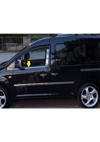 Resim Woc Chrome Vw Caddy Krom Cam Çıtası 2004-2014 4 Parça Paslanmaz Ç 
