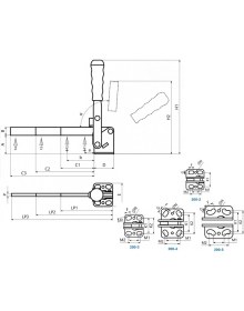 Resim 200-2-P1 Yatay Tabanlı Lamalı Dikey Bağlantı Elemanı 23700 