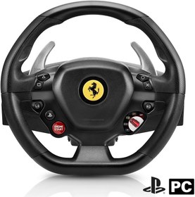Resim T80 RW Ferrari 488 GTB Direksiyon Seti,PS5, PS4 ve PC Uyumlu, Gerçekçi Yarış Deneyimi 