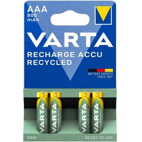 Resim Varta 800 Mah Aaa Şarjlı Ince Pil (4 ADET) Pil 