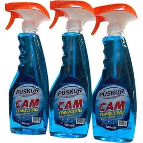 Resim Puskur Cam Temızleyıcı 500 Ml Sprey 3 Lü 