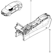 Resim Orta Konsol Megane Iv Icon Kapaksız 969104571R 