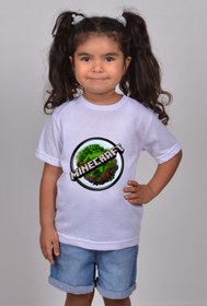 Resim Papatya Tasarım Hediyelik Minecraft-kız-erkek-unısex-yetişkin-çocuk-t-shirt-minecraft-k4 