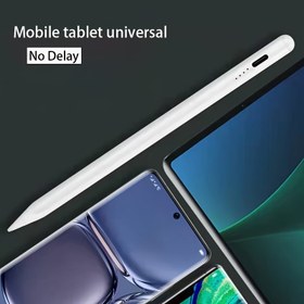 Resim Evrensel Mobil Tablet Kalemi - iPads, iPhones ve Daha Fazlası ile Uyumlu - Hızlı Şarj, Şarj Edilebilir Lityum Pil, Bekleme Yok, Şık Beyaz Tasarım, Tablet Aksesuarı | Şık Kalemi | Şarj Edilebilir Pil 