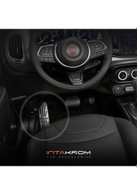 Resim intakrom Fiat 500L Krom Ayak Dinlendirme Pedalı - 2013 -2017 