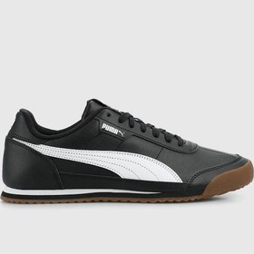 Resim Puma 39745201 Puma Turıno Iı Black Whıte Sılver Erkek Sneaker Siyah 
