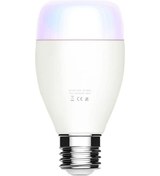 Resim Google Home Uyumlu E27 Wi-fi Led Akıllı Ampul, Renk Değiştirme Ve Kısılabilir Özellikli 7w 