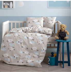 Resim Coté Blanc Mouton %100 Pamuk Ranforce Tek Kişilik Nevresim Takımı 