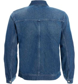 Resim Erkek Örme Cepli Denim Ceket - L 