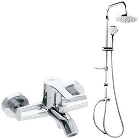 Resim GPD Felis Banyo Bataryası Ve Tepe Duş Sistemi Yağmurlama MBB120 - Krom 