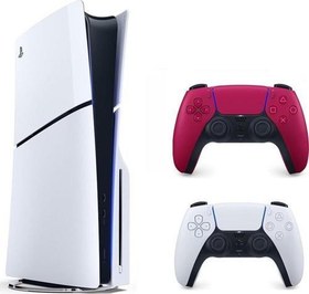 Resim Playstation 5 Slim CD'Lİ +2. Kırmızı Dualsense Oyun Konsolu 