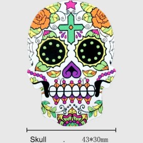 Resim GongtuShop Kafatası Stili Hayvan Metal Plaka Evrensel Yedek Metal Sac Levha Manyetik Araç Montaj Telefon Tutucu Için Mıknatıs Mobil Standı Aksesuarları (Yurt Dışından) 