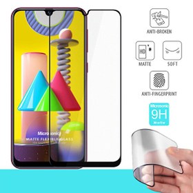 Resim Samsung Galaxy M31 Seramik Matte Flexible Ekran Koruyucu Siyah 