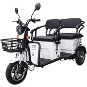 Resim Kral Mira Elektrikli 3 Tekerli Motosiklet - 5 Akülü Kral