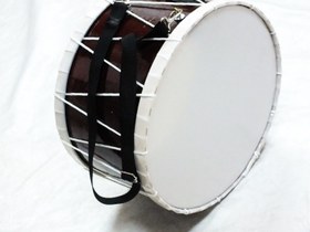 Resim Turkish Percussion 31 X 18 Cm Kid Size Drum Davul W/ Light / Sticks 