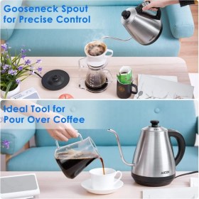 Resim Özbience Elektrikli Gooseneck Su Isıtıcı ile Pratik Kahve Demleme Keyfi 