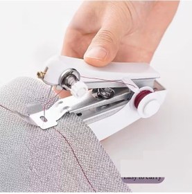 Resim Seyahat El Tipi Mini Dikiş Makinesi Çok Renkli 