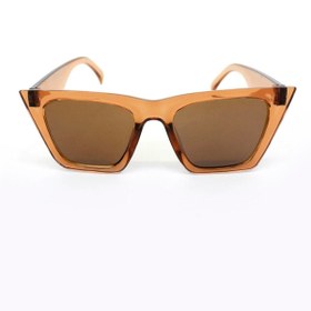 Resim Goldmine Retro Kare Cat Eye Uv400 Güneş Gözlüğü Bal Rengi 