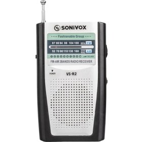 Resim Kapamarka Gümüş Renk Analog Radyo Vs-R2 
