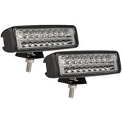 Resim 120w 6 İnç Led Çalışma Işık Şeridi, Araba Suv İçin Fener, Screw Set İle Silika Jel Materyal 