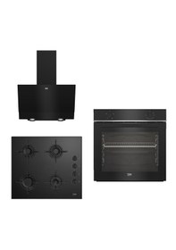 Resim Beko New Black Star BFC 210 S - BOCD T 6011 ES - BDE 6050 S 3 Lü Ankastre Set 