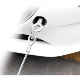 Resim İthal Karabinalı Çelik Çeki Halatı / 3 Ton / 3 Metre 