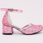 Resim SGF KIDS PEMBE PARILTILI ÇOCUK KARNIYARIK TOPUKLU ABİYE 