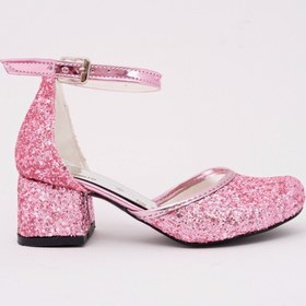 Resim SGF KIDS PEMBE PARILTILI ÇOCUK KARNIYARIK TOPUKLU ABİYE 