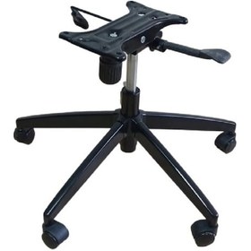 Resim Tura Ofis Oyuncu Koltuğu Ayağı Teker Amortisör Çift Kollu Mekaniz 