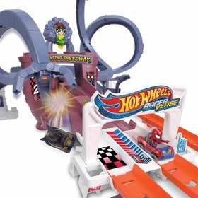 Resim Hot Wheels RacerVerse Marvel 2 Araçlı Pist Seti HPL34 