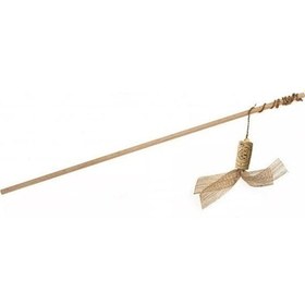 Resim Aquael Ecomfy Toy Gaia Rod Ahşap Kedi Oltası Oyuncağı 50 CM 