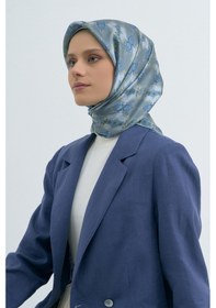 Resim Armine Saf İpek Sura Eşarp-2026 İlkbahar-yaz- 952200d Mavi 